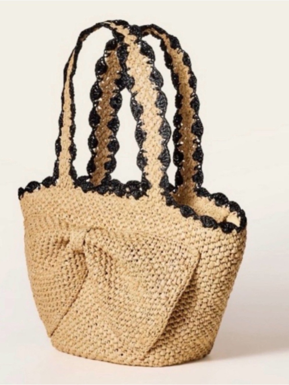 Kate Spade x Target straw bow tote